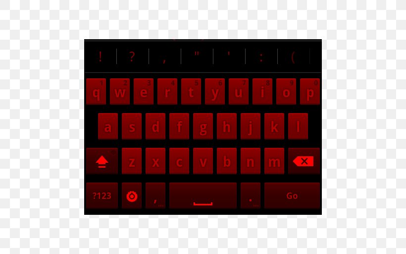 Computer Keyboard Laptop Numeric Keypads Space Bar, PNG, 512x512px, Computer Keyboard, Android, Android Gingerbread, Electronic Device, Input Device Download Free