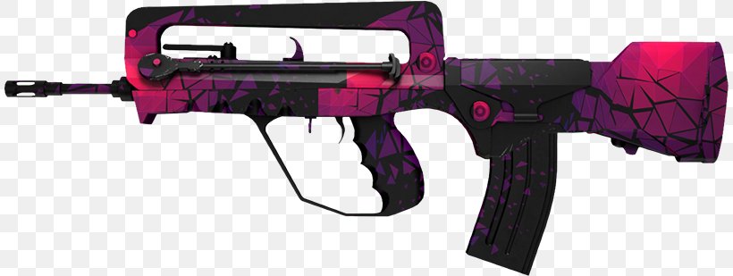 Counter-Strike: Global Offensive Counter-Strike 1.6 FAMAS Video Game Weapon, PNG, 810x309px, Watercolor, Cartoon, Flower, Frame, Heart Download Free