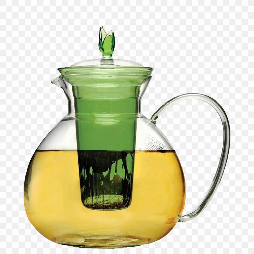 Jug Green Tea Flowering Tea Earl Grey Tea, PNG, 1000x1000px, Jug, Borosilicate Glass, Drink, Drinkware, Earl Grey Tea Download Free