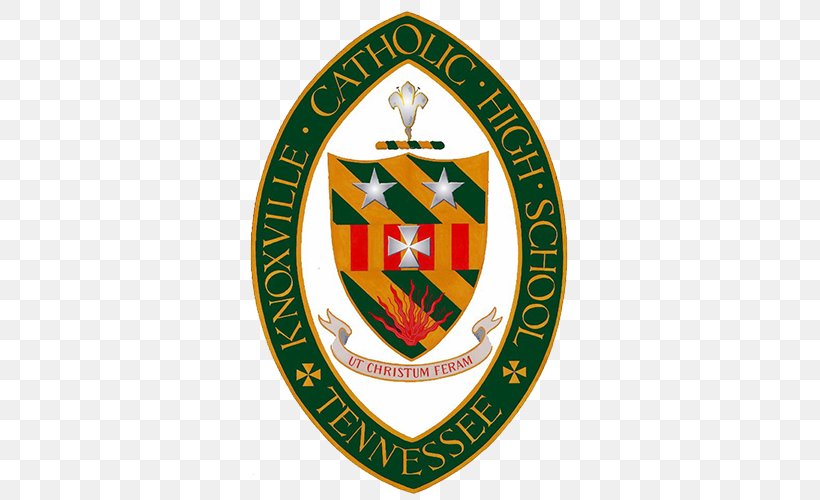 Knoxville Catholic High School Notre Dame High School Webb School Of Knoxville Roman Catholic Diocese Of Knoxville National Secondary School, PNG, 500x500px, Knoxville Catholic High School, Badge, Brand, Catholic School, Crest Download Free