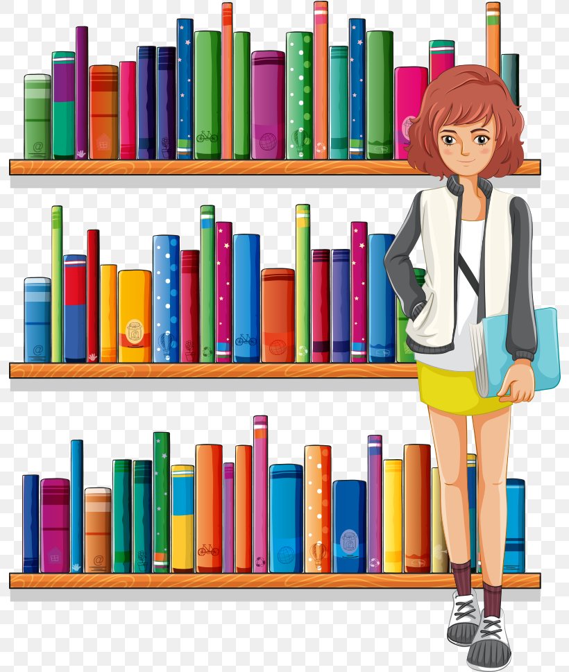 Vector Graphics Library Bookcase Illustration, PNG, 796x969px, Library, Book, Bookcase, Furniture, Librarian Download Free