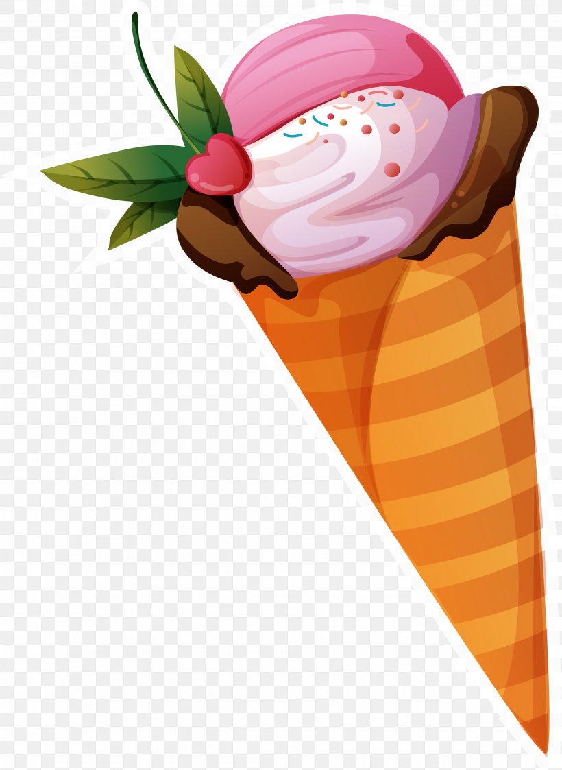 Ice Cream Cone Sundae Clip Art, PNG, 2576x3528px, Ice Cream, Chocolate Ice Cream, Cream, Dairy Product, Dessert Download Free