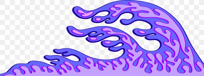 Purple Wave Clip Art, PNG, 1923x717px, Purple, Area, Art, Cartoon, Color Download Free