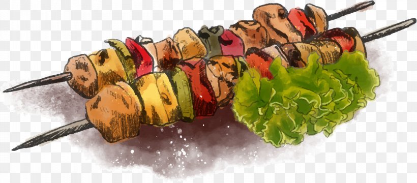 Barbecue Kebab Skewer, PNG, 1309x576px, Barbecue, Brochette, Cuisine, Dish, Finger Food Download Free