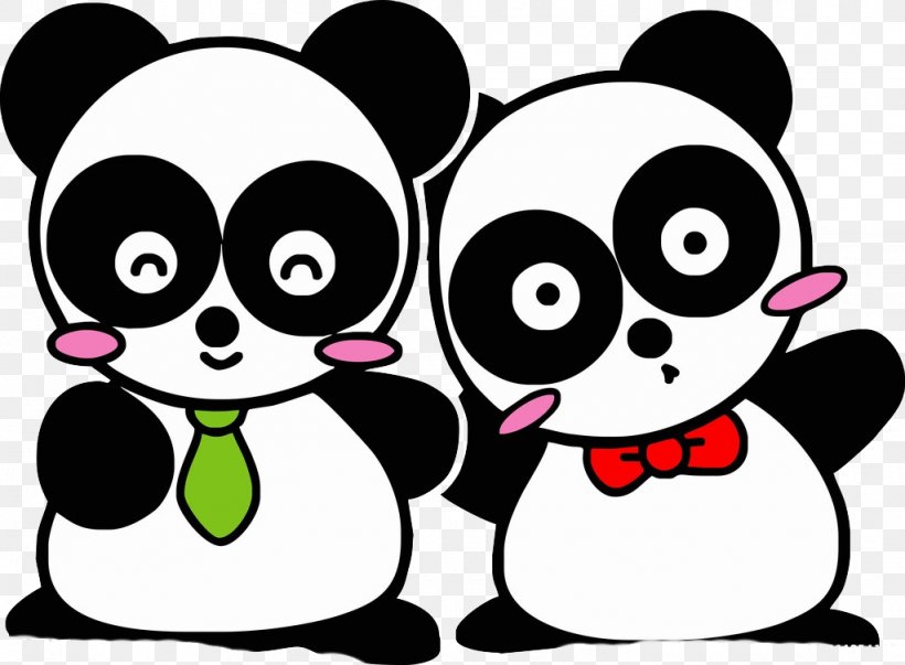 Giant Panda Red Panda Cuteness, PNG, 1024x754px, Giant Panda, Black And White, Carnivoran, Cartoon, Child Download Free