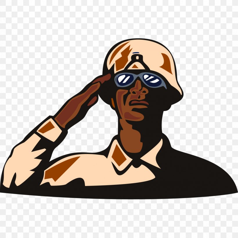 United States Salute Soldier Royalty-free Clip Art, PNG, 1181x1181px, United States, Copyright, Drawing, Eyewear, Facial Hair Download Free