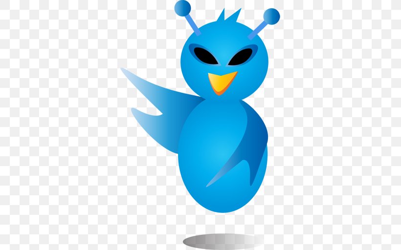 Bird Tweet Me Up Extraterrestrial Life ICO Icon, PNG, 512x512px, Bird, Alien, Apple Icon Image Format, Beak, Bmp File Format Download Free