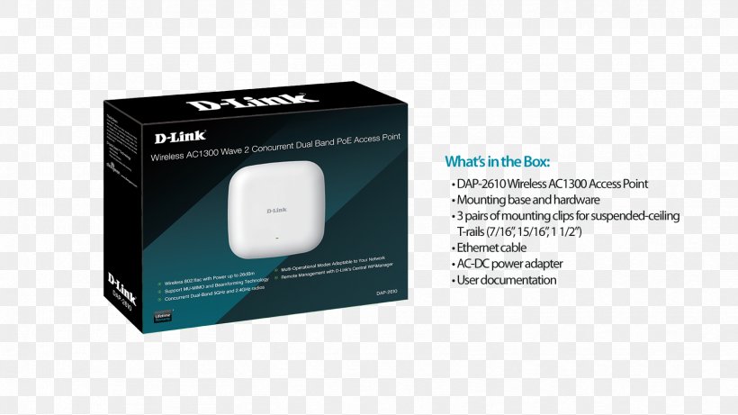 D-Link IEEE 802.11ac Wireless Access Points Wireless Network, PNG, 1664x936px, Dlink, Computer, Computer Accessory, Computer Network, Electronic Device Download Free