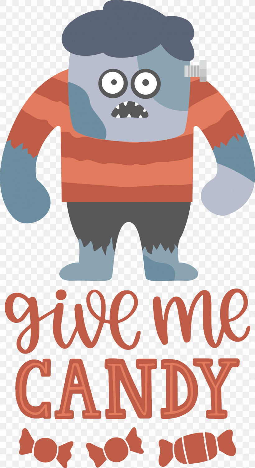Give Me Candy Halloween Trick Or Treat, PNG, 1635x2999px, Give Me Candy, Behavior, Biology, Cartoon, Halloween Download Free