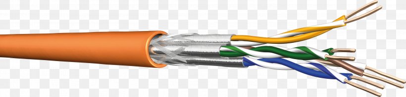 Network Cables Class F Cable Category 6 Cable Twisted Pair Electrical Cable, PNG, 2999x723px, 10 Gigabit Ethernet, Network Cables, American Wire Gauge, Cable, Category 6 Cable Download Free