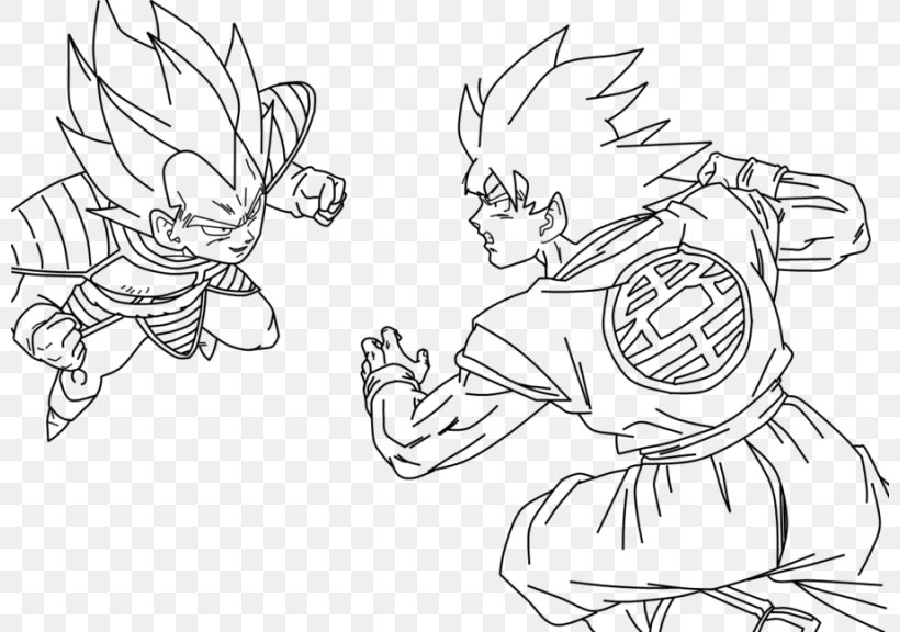 Goku Vegeta Bulma Trunks Drawing, PNG, 800x576px, Goku, Arm, Artwork, Black, Black And White Download Free