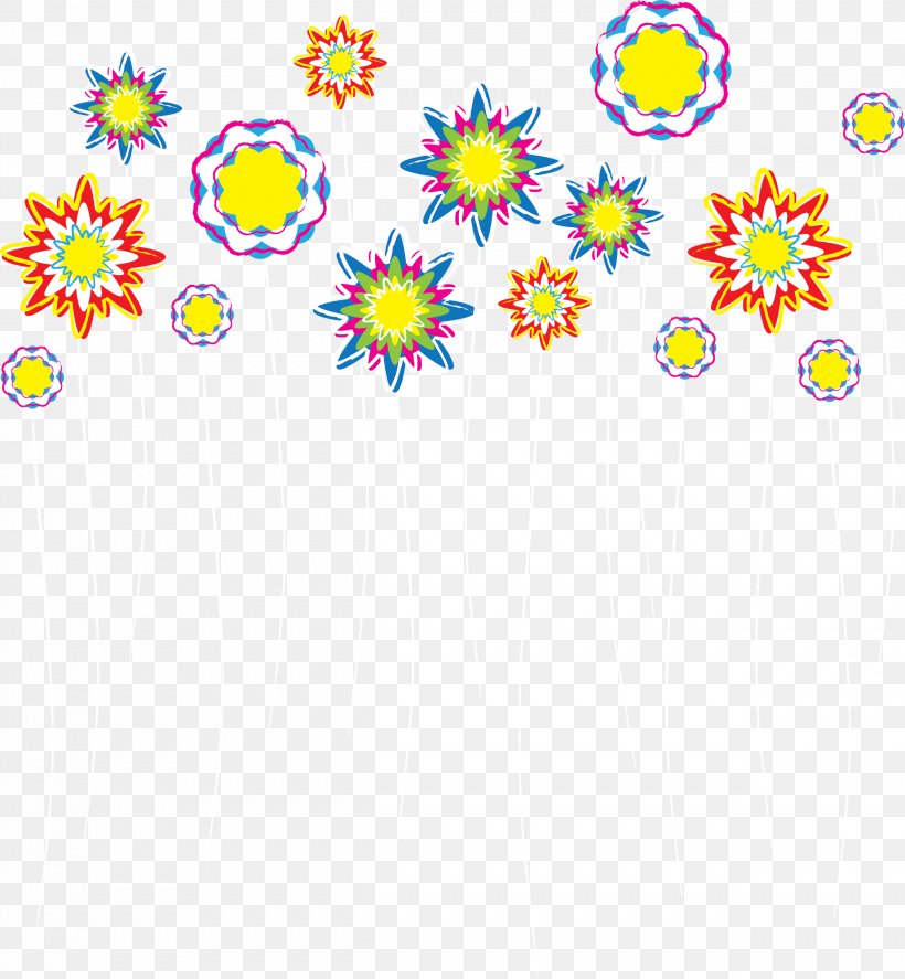 Hand-painted Colorful Flowers, PNG, 2501x2706px, Flower, Area, Common Daisy, Designer, Floral Design Download Free