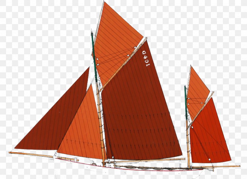 Sailing Scow Yawl Lugger, PNG, 829x601px, Sail, Boat, Canvas, Cone, Galway Hooker Download Free