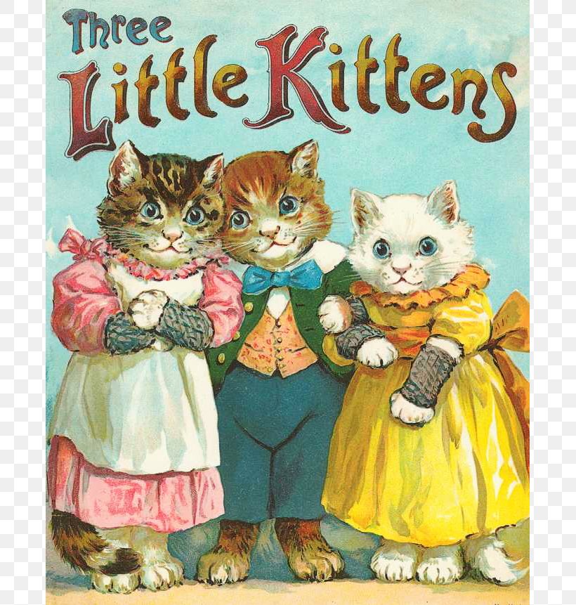 Three Little Kittens Cat Puppy Clip Art, PNG, 689x861px, Kitten, Black Cat, Carnivoran, Cat, Cat Like Mammal Download Free