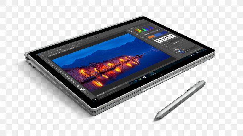 Laptop Surface Book Graphics Cards & Video Adapters Graphics Processing Unit Microsoft Surface, PNG, 1280x718px, Laptop, Computer, Computer Accessory, Display Device, Electronic Device Download Free