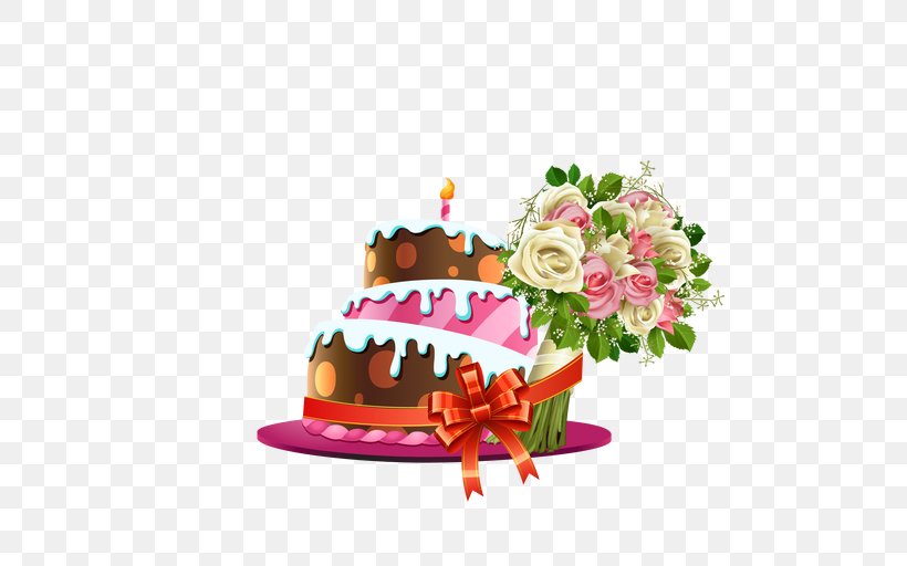 Birthday Cake Torte Bakery Cake Decorating Wedding Cake, PNG, 512x512px, Birthday Cake, Baked Goods, Bakery, Birthday, Buttercream Download Free
