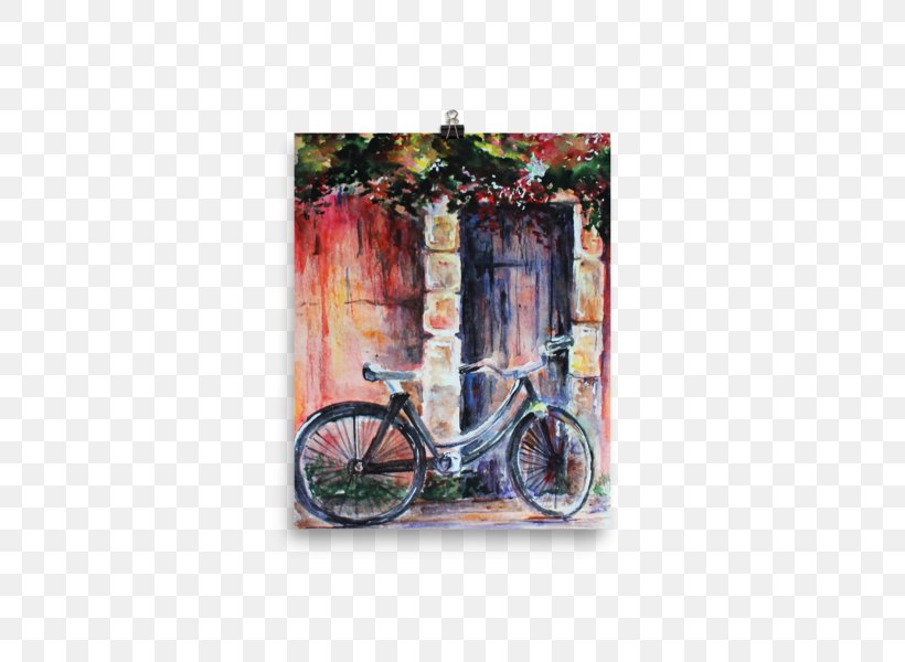 Paper Watercolor Painting Printing, PNG, 600x600px, Paper, Bicycle, Bicycle Accessory, Cycling, Paint Download Free