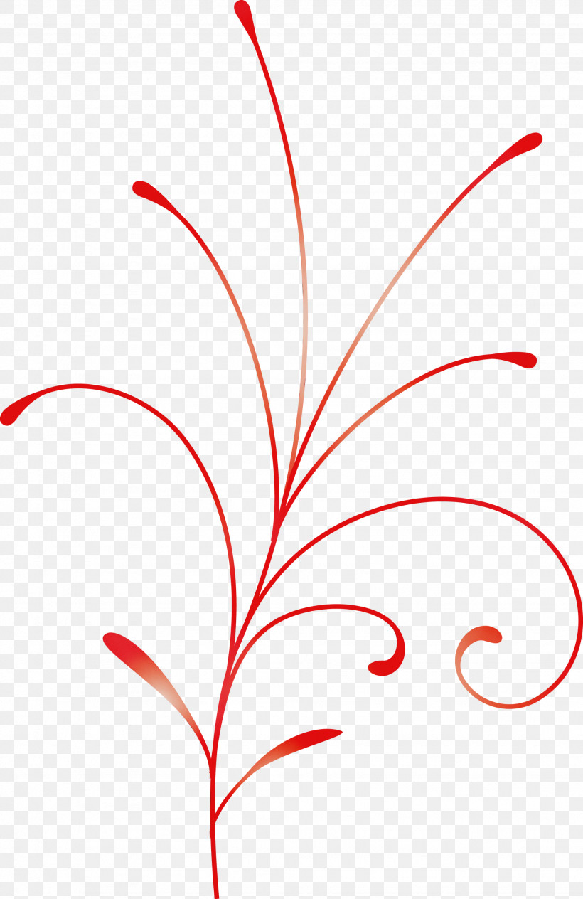 Red Line Leaf Plant, PNG, 1946x3000px, Easter Flower, Leaf, Line, Paint, Plant Download Free