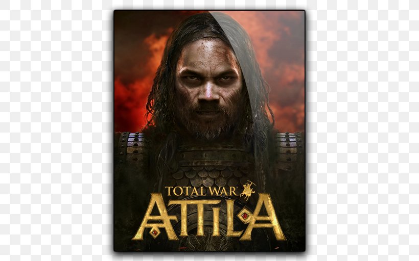 Total War: Attila Total War: Warhammer Rome: Total War Total War: Rome II Total War: Shogun 2, PNG, 512x512px, Total War Attila, Beard, Creative Assembly, Facial Hair, Game Download Free