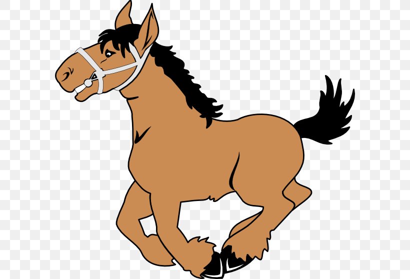 Arabian Horse Pony Cartoon Clip Art, PNG, 600x558px, Arabian Horse, Animal Figure, Black, Bridle, Carnivoran Download Free