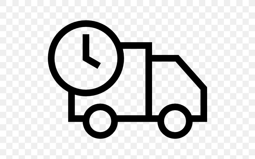 Delivery Symbol, PNG, 512x512px, Delivery, Area, Black And White, Brand, Cargo Download Free