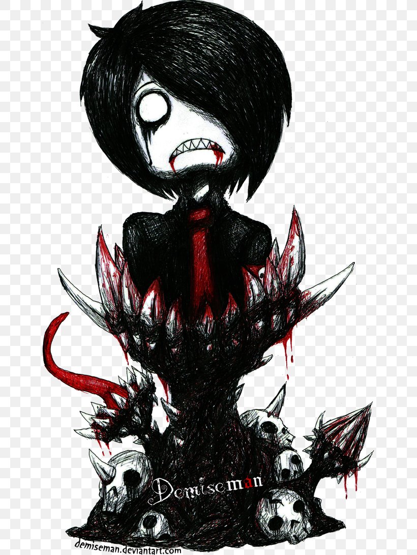 Drawing Emo Gothic Art, PNG, 656x1091px, Watercolor, Cartoon, Flower ...
