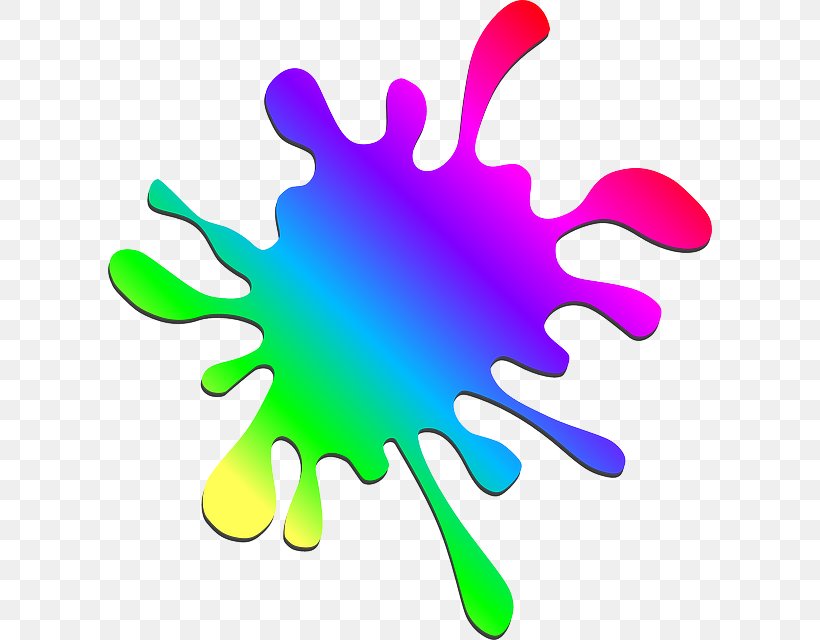Paint Rainbow Clip Art, PNG, 604x640px, Paint, Art, Color, Drawing, Green Download Free