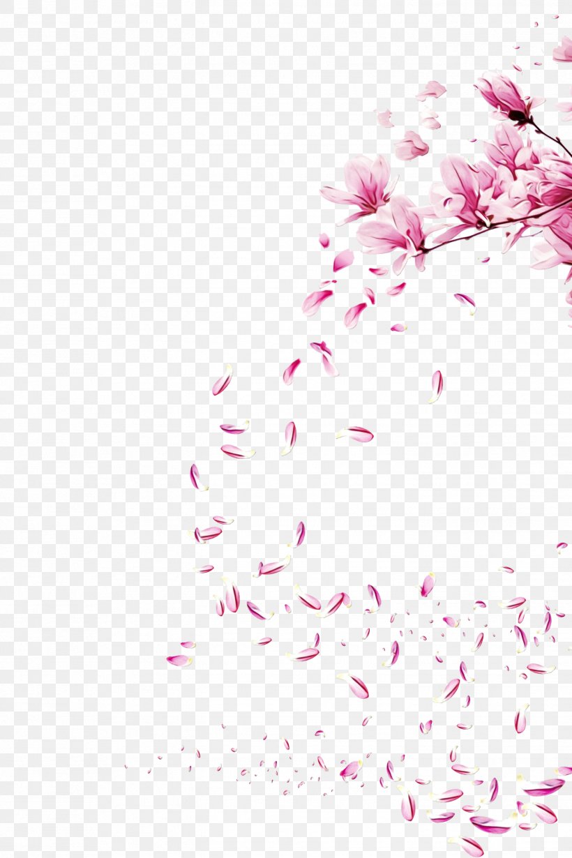 Cherry Blossom Cartoon, PNG, 1448x2172px, Blossom, Branch, Cherries, Cherry Blossom, Chinese Painting Download Free