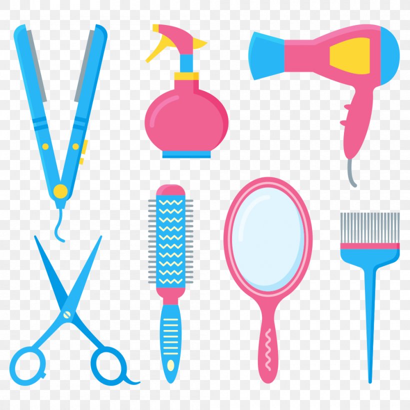 Comb Barbershop Hairdresser Hair Dryer, PNG, 1000x1000px, Comb, Barbershop, Fashion Designer, Hair, Hair Dryer Download Free