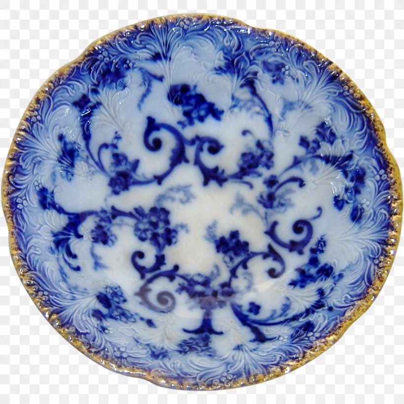 Plate Blue And White Pottery Ceramic Platter Flow Blue, PNG, 1286x1286px, Plate, Antique, Blue, Blue And White Porcelain, Blue And White Pottery Download Free