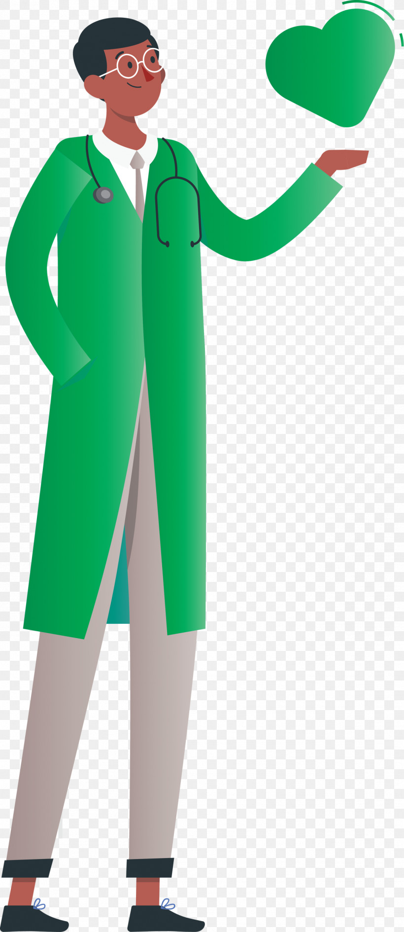 Character Green Costume Behavior Human, PNG, 1301x3000px, Doctor, Behavior, Cartoon Doctor, Character, Character Created By Download Free