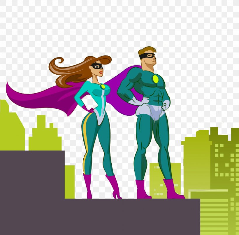 Superhero Female Illustration, PNG, 1000x983px, Superhero, Art, Cartoon, Female, Fictional Character Download Free