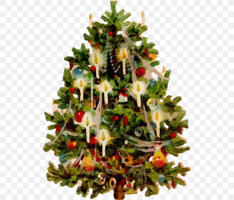 Christmas Tree, PNG, 520x700px, Watercolor, Christmas, Christmas Decoration, Christmas Ornament, Christmas Tree Download Free