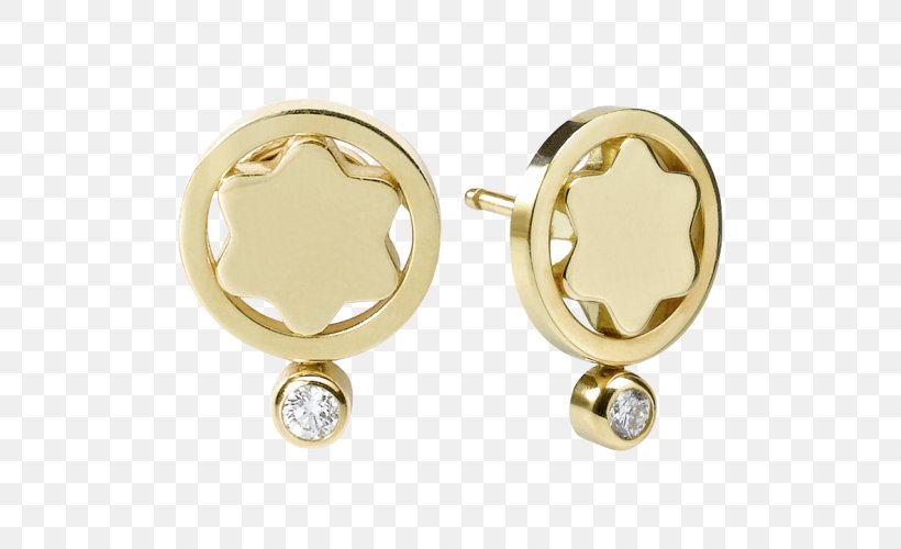 Earring Body Jewellery Montblanc Gold, PNG, 500x500px, Earring, Body Jewellery, Body Jewelry, Colored Gold, Diamond Download Free