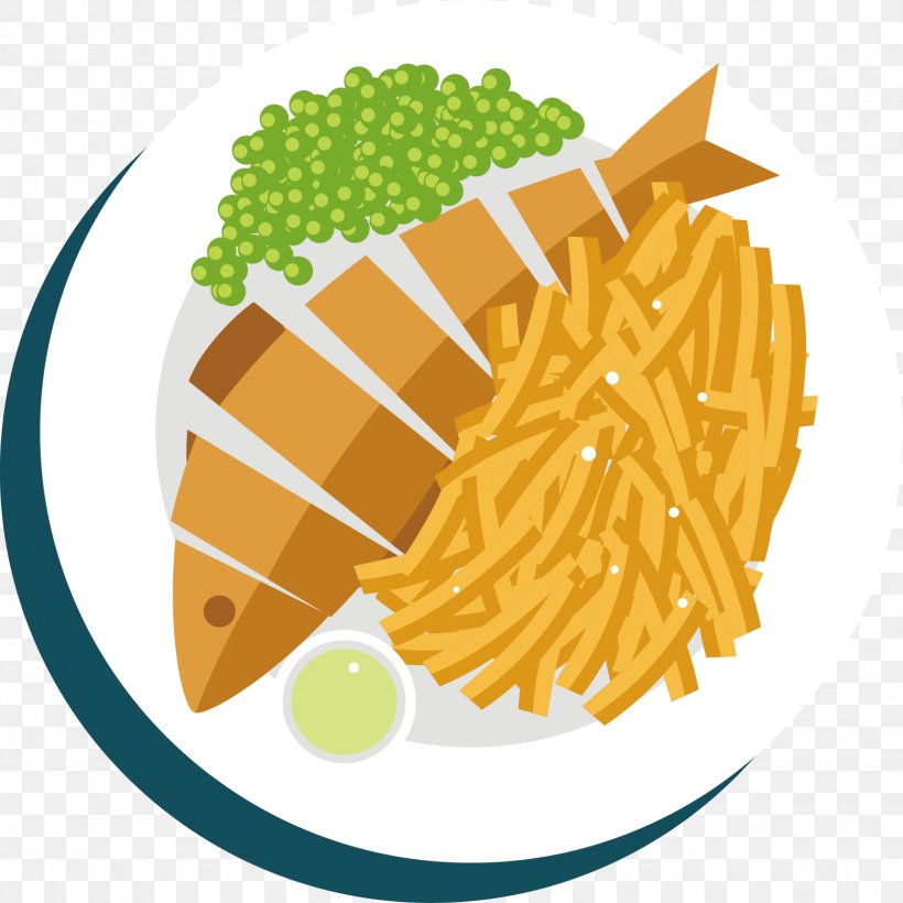 French Fries Fish And Chips Fried Fish English Cuisine Pea Soup, PNG, 1628x1628px, French Fries, Cuisine, Dish, Drawing, English Cuisine Download Free