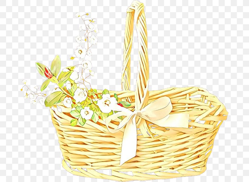 Gift Basket Basket Present Flower Girl Basket Hamper, PNG, 686x600px, Cartoon, Basket, Flower Girl Basket, Gift Basket, Hamper Download Free