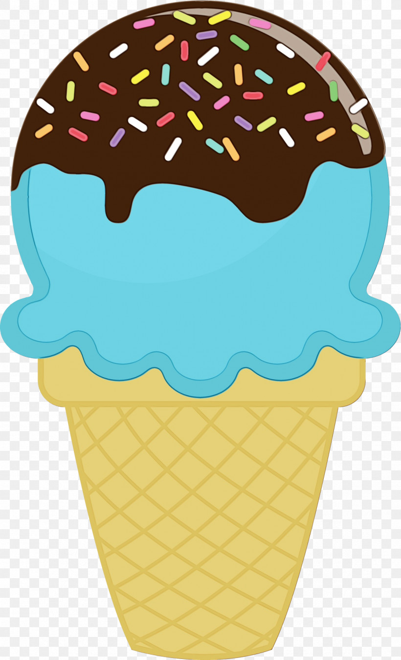 Ice Cream, PNG, 1173x1928px, Watercolor, Cone, Cream, Dairy Product, Flavor Download Free