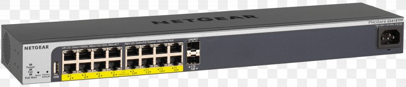 Power Over Ethernet Netgear Network Switch Gigabit Ethernet Port, PNG, 3000x651px, 10 Gigabit Ethernet, Power Over Ethernet, Computer Network, Electronic Device, Electronics Accessory Download Free