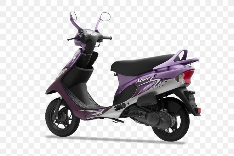 Motorized Scooter Car TVS Scooty TVS Motor Company, PNG, 2000x1334px, Scooter, Car, Electric Motorcycles And Scooters, Fuel Efficiency, Moped Download Free