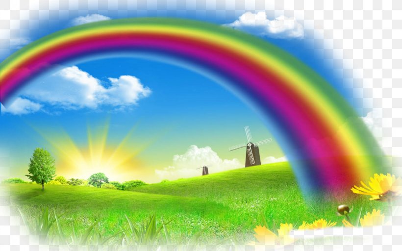 Desktop Wallpaper Nature Rainbow High-definition Television, PNG, 1280x800px, 4k Resolution, Nature, Atmosphere, Atmosphere Of Earth, Cloud Download Free