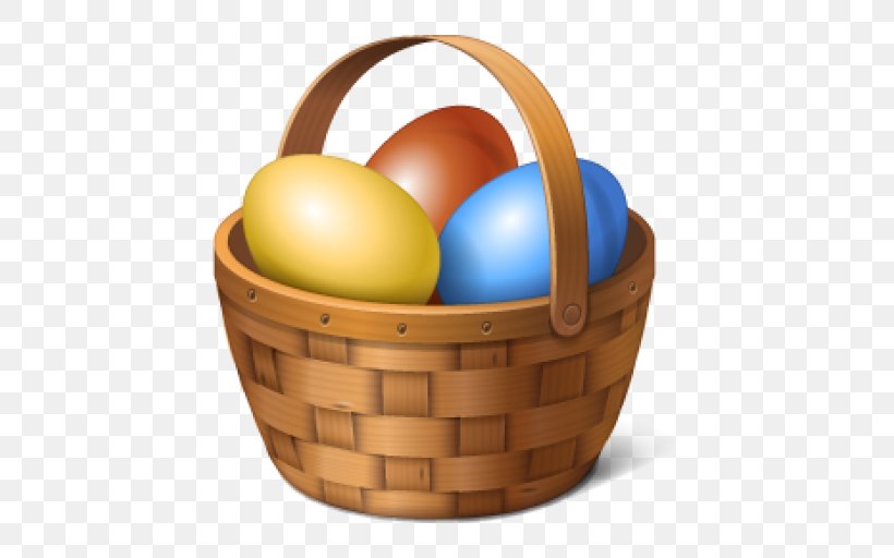 Easter Egg Easter Bunny Easter Basket, PNG, 512x512px, Easter, Basket, Easter Basket, Easter Bunny, Easter Egg Download Free