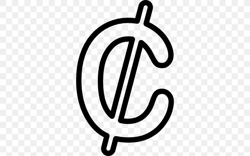 Ghanaian Cedi Symbol, PNG, 512x512px, Ghana, Area, Black And White, Brand, Currency Download Free