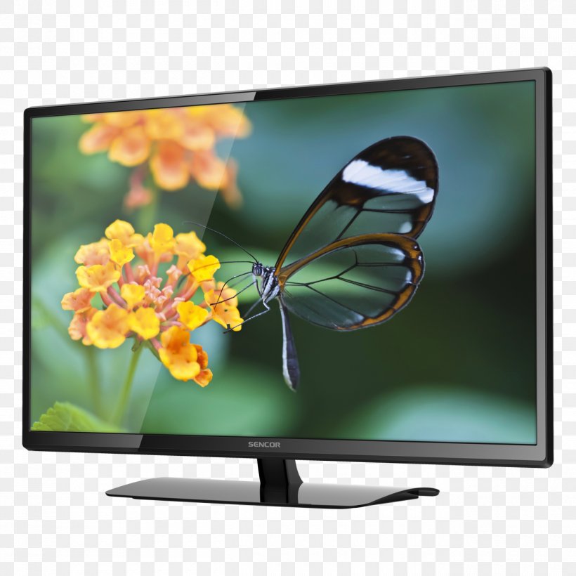 LED-backlit LCD HD Ready USB Light-emitting Diode Display Resolution, PNG, 1300x1300px, Ledbacklit Lcd, Brush Footed Butterfly, Butterfly, Computer Monitor, Display Device Download Free