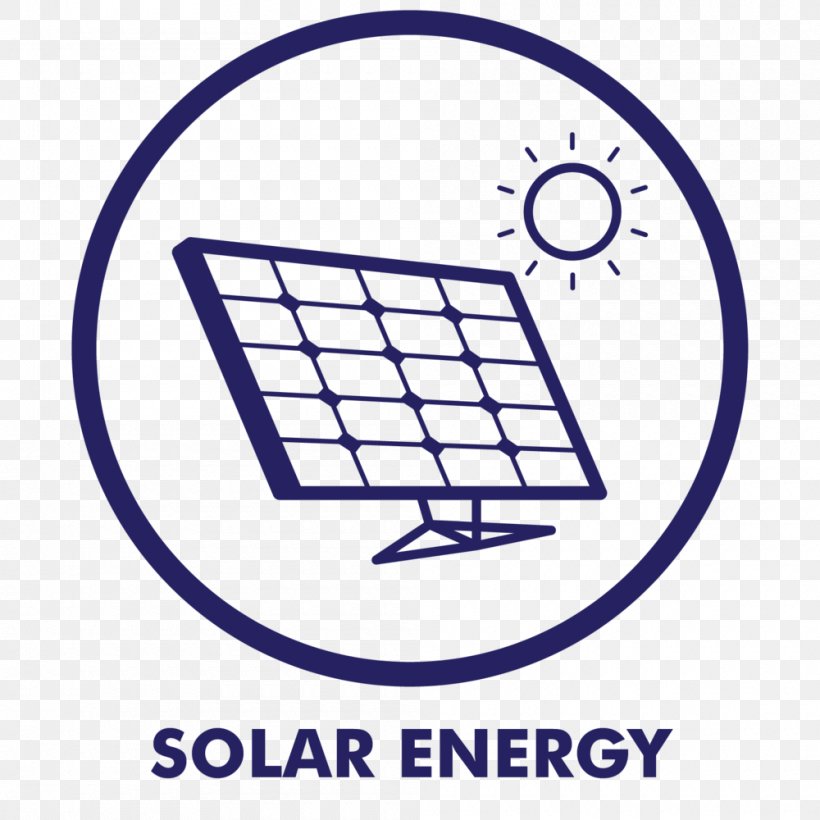 Solar Power Solar Energy Renewable Energy Solar Thermal Energy, PNG, 1000x1000px, Solar Power, Area, Brand, Clean Technology, Efficient Energy Use Download Free