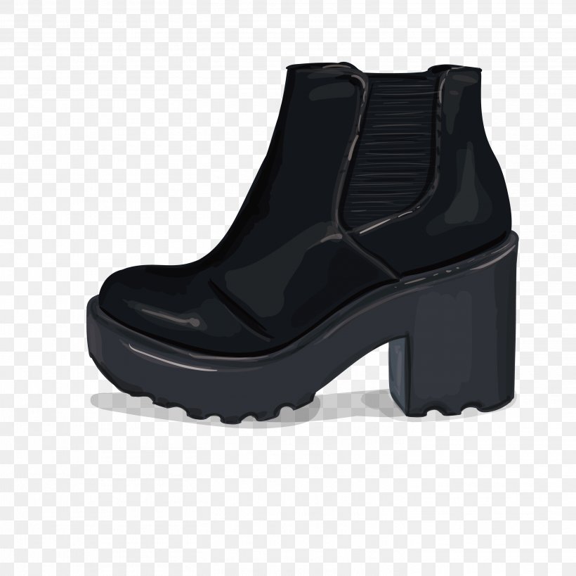 Boot High-heeled Footwear Shoe, PNG, 2917x2917px, Boot, Black, Fashion, Footwear, Heel Download Free