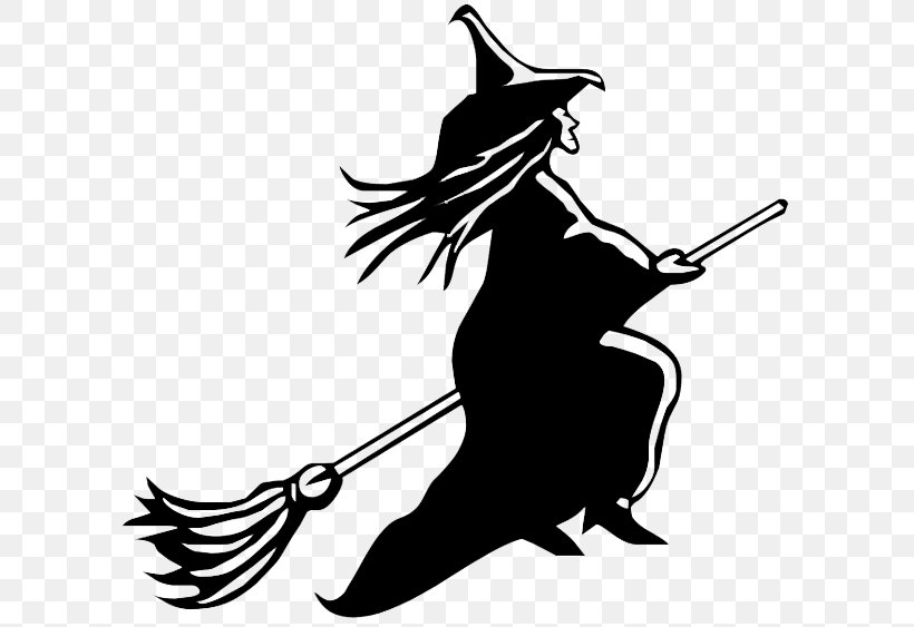 Clip Art Witch's Broom Witchcraft Image, PNG, 600x563px, Broom, Art, Artwork, Black, Black And White Download Free