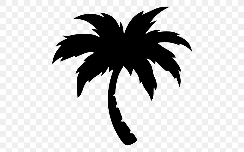 Silhouette Drawing, PNG, 512x512px, Silhouette, Arecaceae, Arecales, Black And White, Branch Download Free