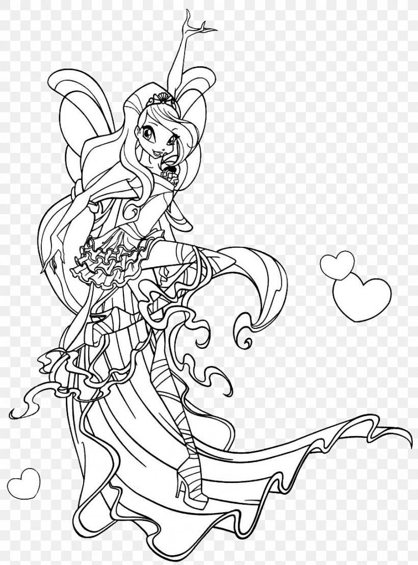 winx club bloom bloomix coloring pages