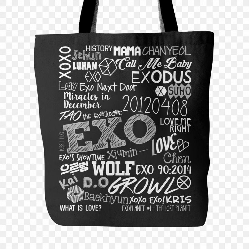 EXO Paper Printing Canvas Print, PNG, 1024x1024px, Exo, Art, Bag, Black And White, Brand Download Free