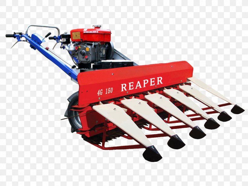 Reaper Combine Harvester Agricultural Machinery Rice Paddy Field, PNG, 1024x768px, Reaper, Agricultural Machinery, Agriculture, Cereal, Combine Harvester Download Free